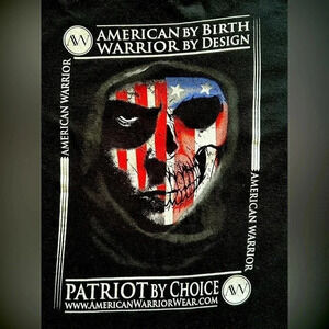 American Warrior Patriotic Graphic T